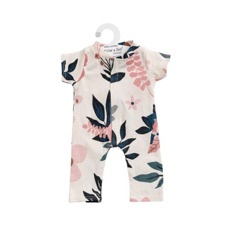 Shop Products Burrow & Be | Pink Clementine Doll Romper