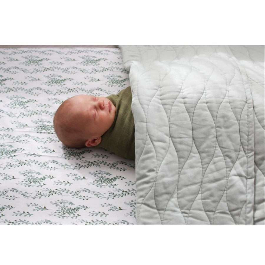 Shop Products Burrow & Be | String Of Pearls Fitted Cot Sheet