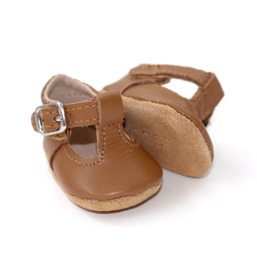 Shop Products Wander | Leather Doll T Bar Shoes - Tan