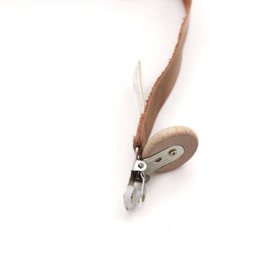 Shop Products Burrow & Be | Leather Pacifier Clips