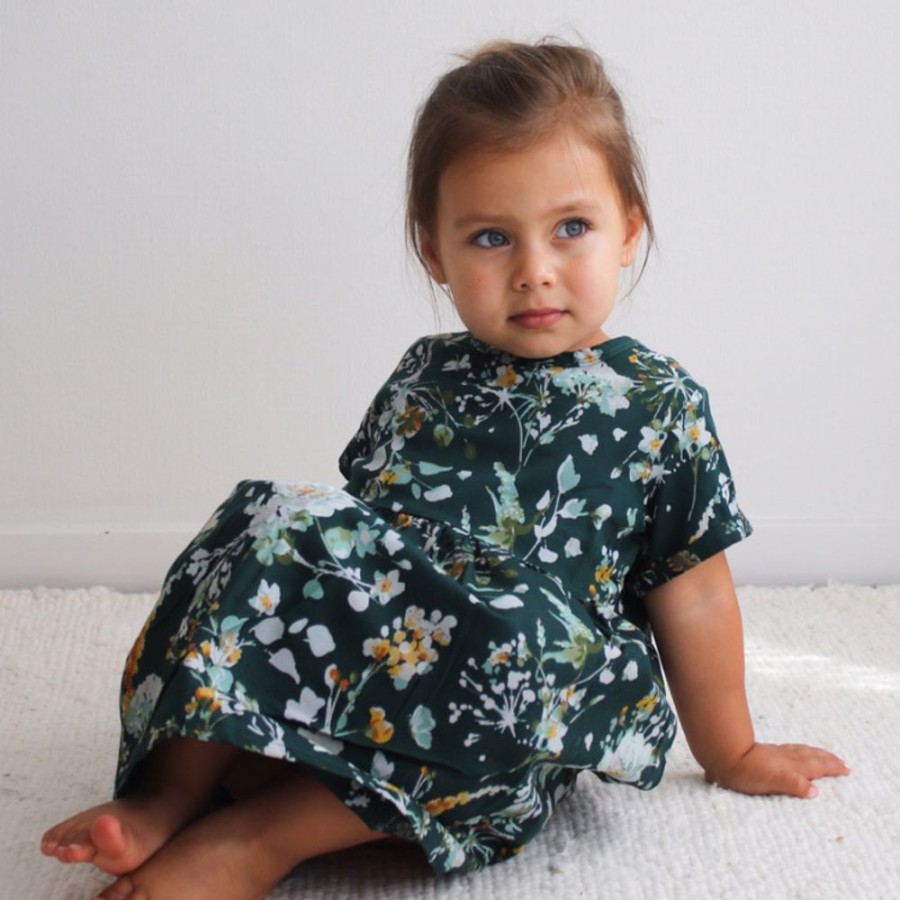 Shop Clothing Burrow & Be | Green Spring Melody Mila Dress