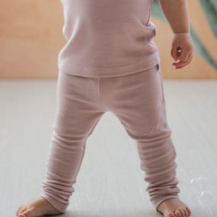 Shop Clothing Burrow & Be | Merino/Bamboo Leggings - Dusty Rose