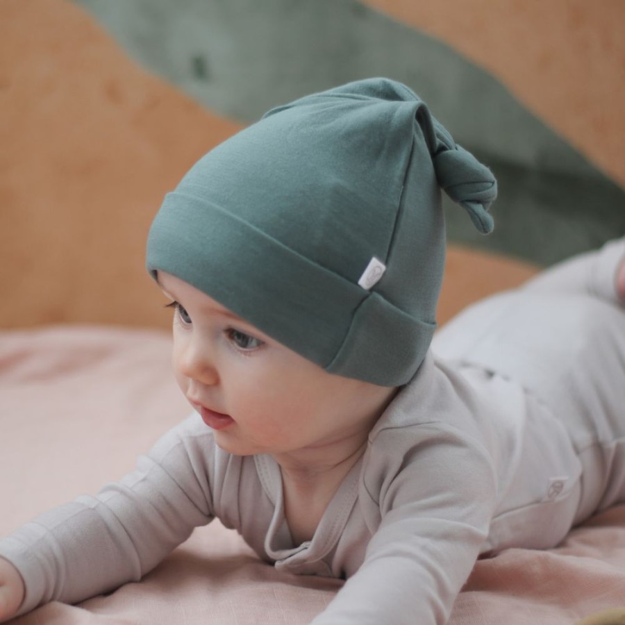 Shop Clothing Burrow and Be | Merino/Bamboo Top Knot Hat - Storm