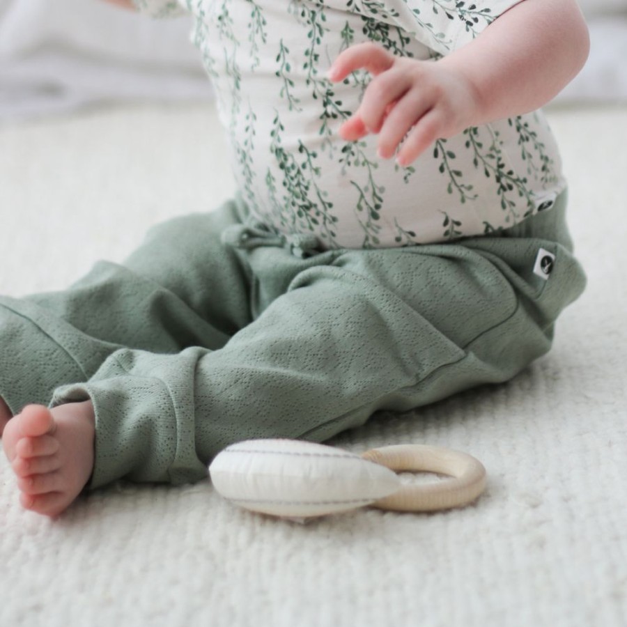 Shop Clothing Burrow & Be | Pointelle Baby Pants - Dusk