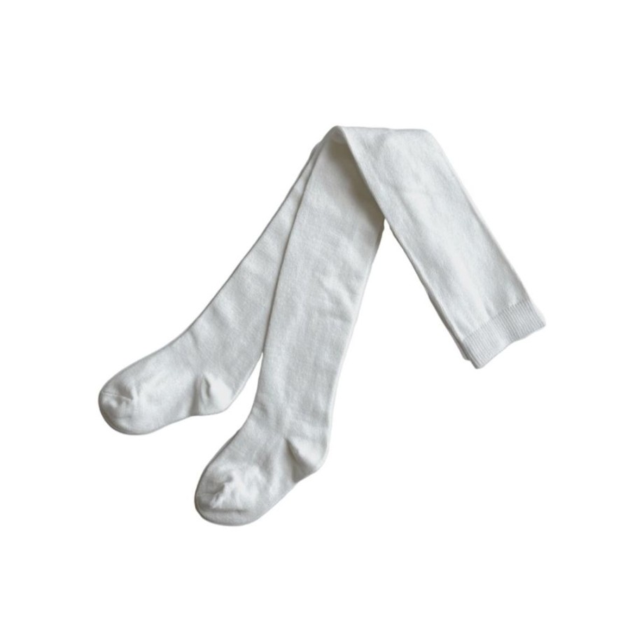 Shop Clothing Burrow & Be | Footed Tights - White