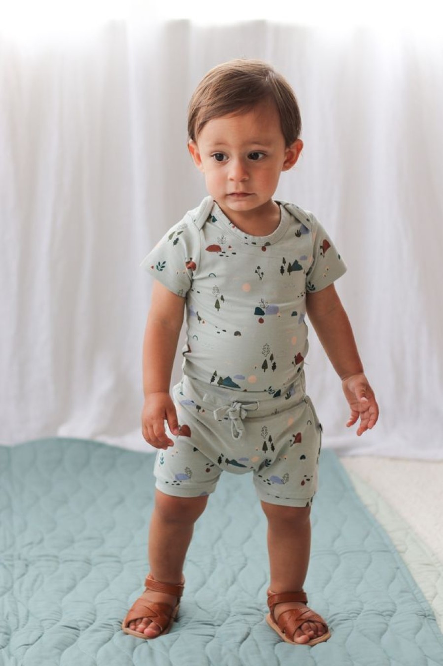 Shop Clothing Burrow & Be | Garden Treasures Baby Shorts