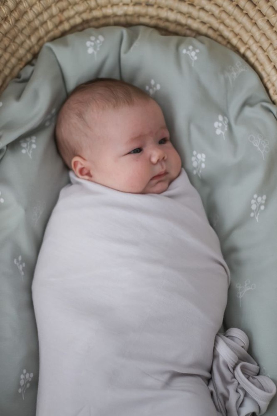 Shop Products Burrow and Be | Merino/Bamboo Swaddle - White Sand