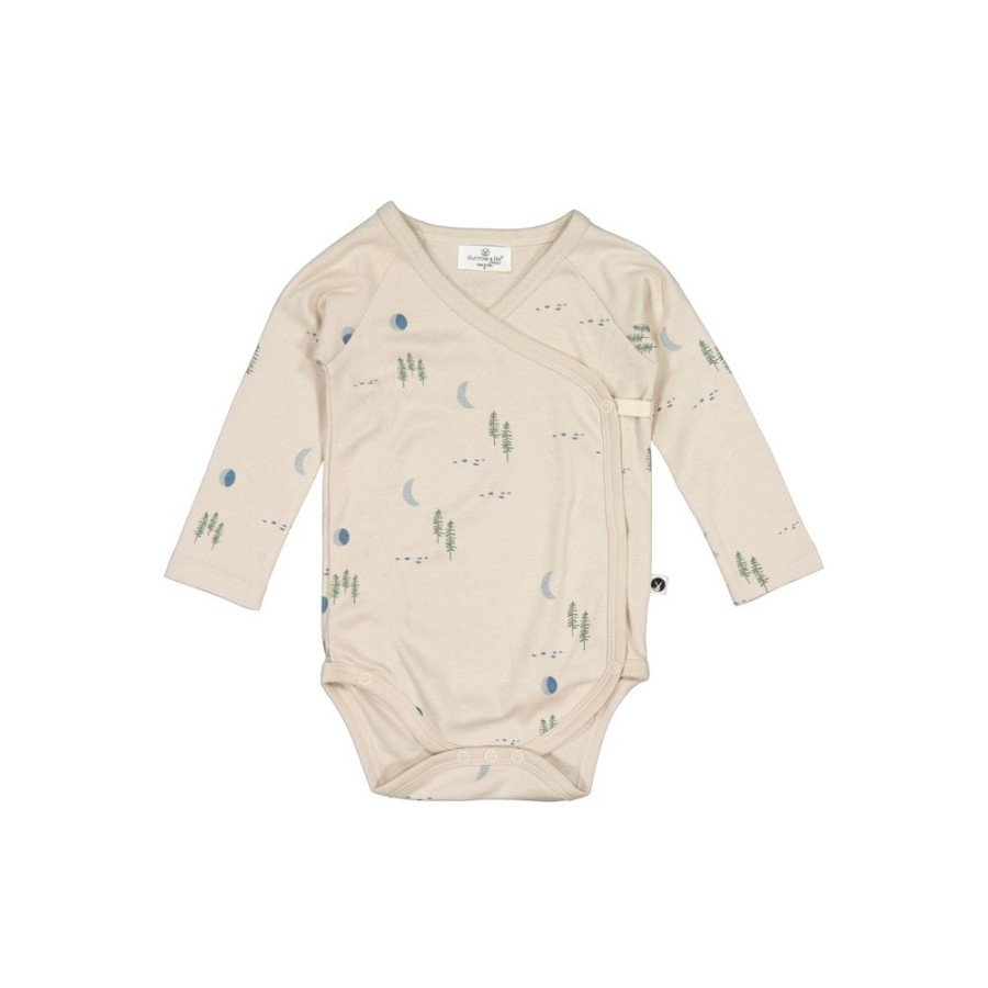 Shop Clothing Burrow & Be | Midnight Forest Kimono Bodysuit