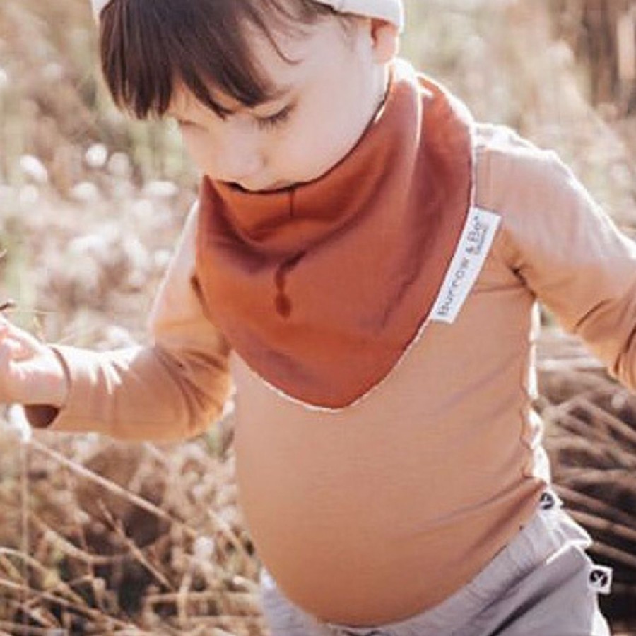 Shop Products Burrow & Be | Clay Cotton / Terry Bib