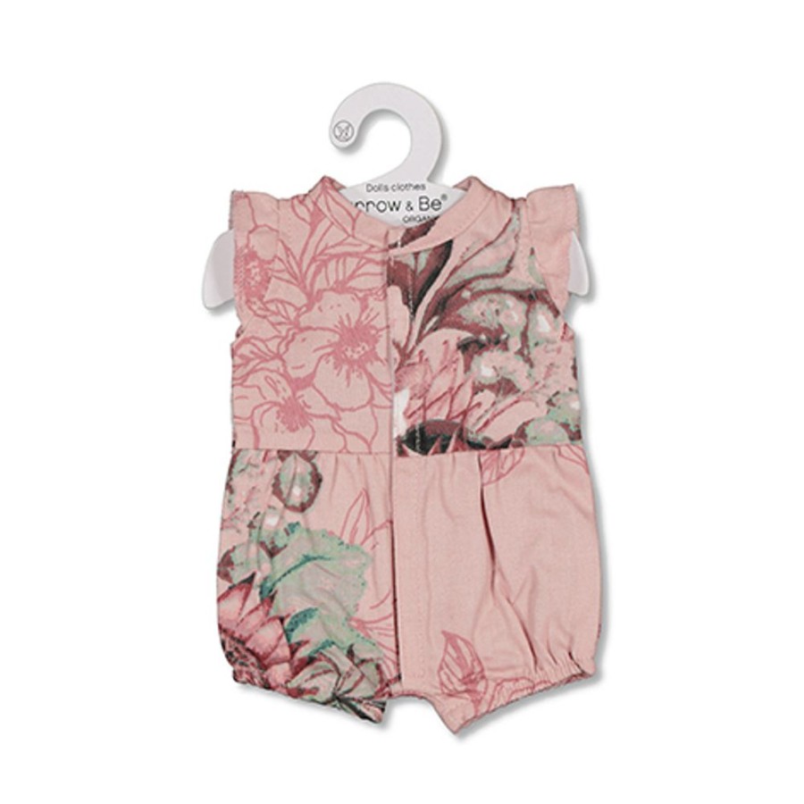 Shop Products Burrow & Be | Doll Romper - Tropical Bouquet 38Cm