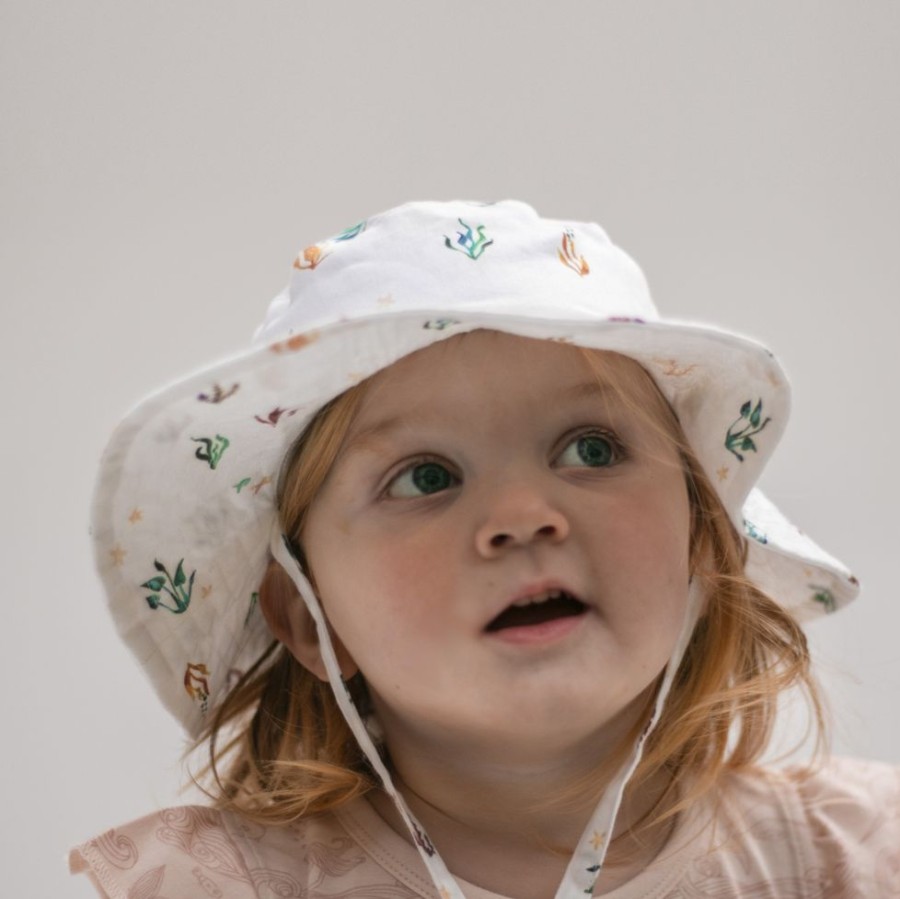 Shop Clothing Burrow & Be | Ocean Flora Sun Hat