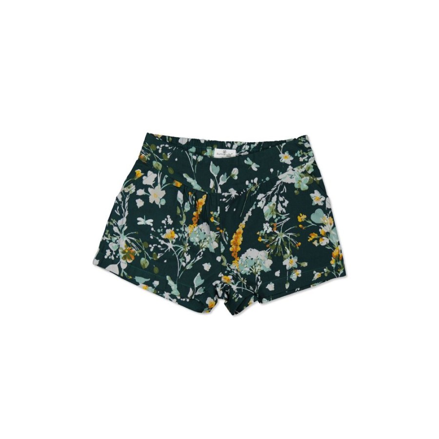 Shop Clothing Burrow & Be | Green Spring Melody Lyla Shorts