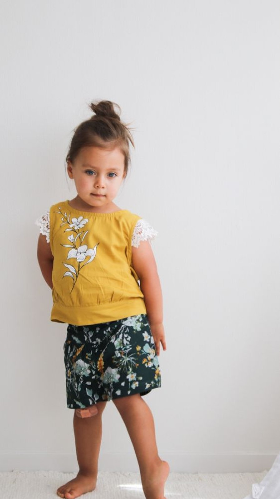 Shop Clothing Burrow & Be | Green Spring Melody Lyla Shorts