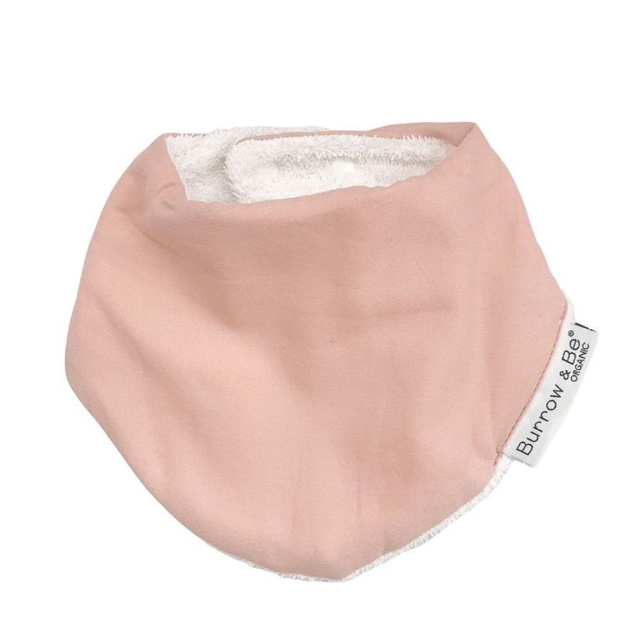 Shop Products Burrow and Be | Dribble Bib - Dusty Rose