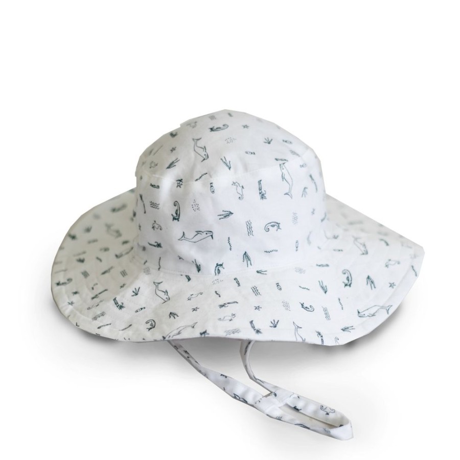 Shop Clothing Burrow & Be | Under The Sea Sun Hat