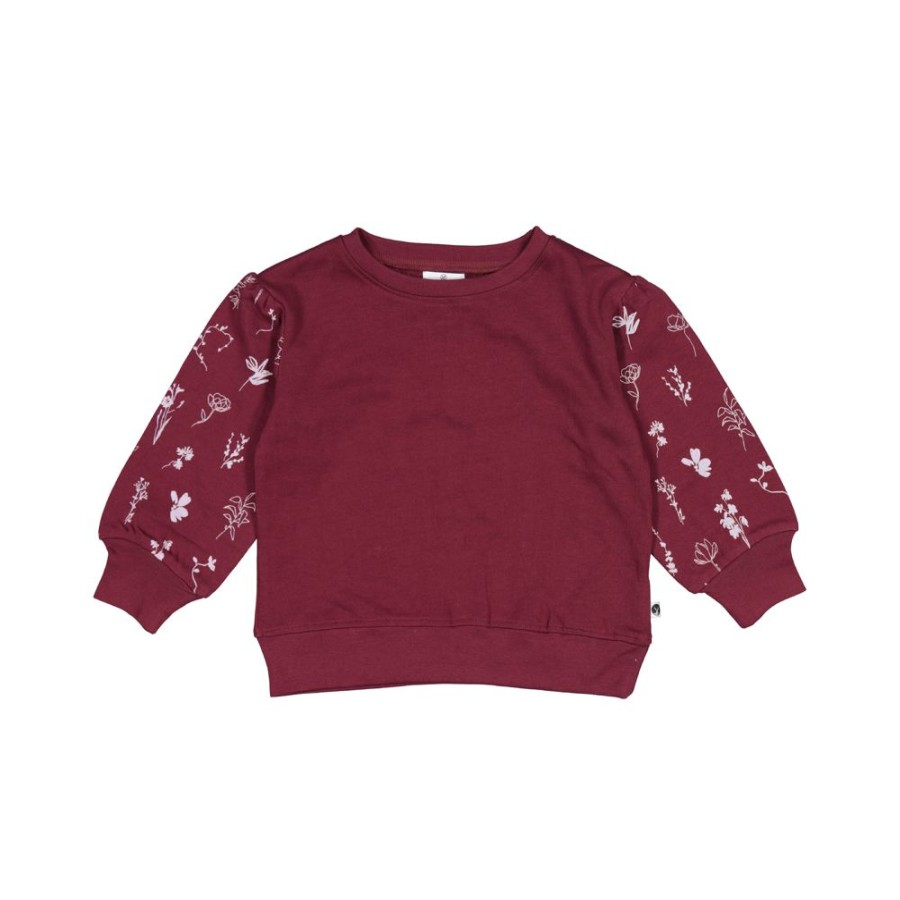 Shop Clothing Burrow & Be | Flower Sketch Bishop Sweater