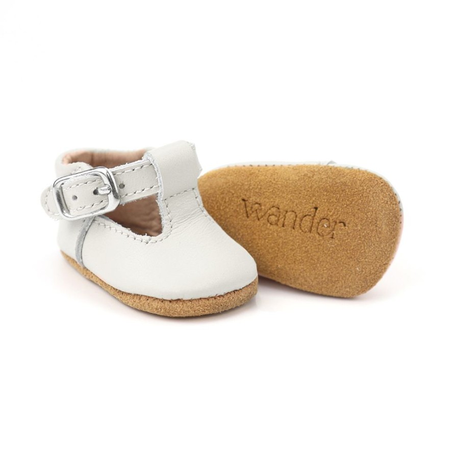 Shop Products Wander | Leather Doll T Bar Shoes -Cloud