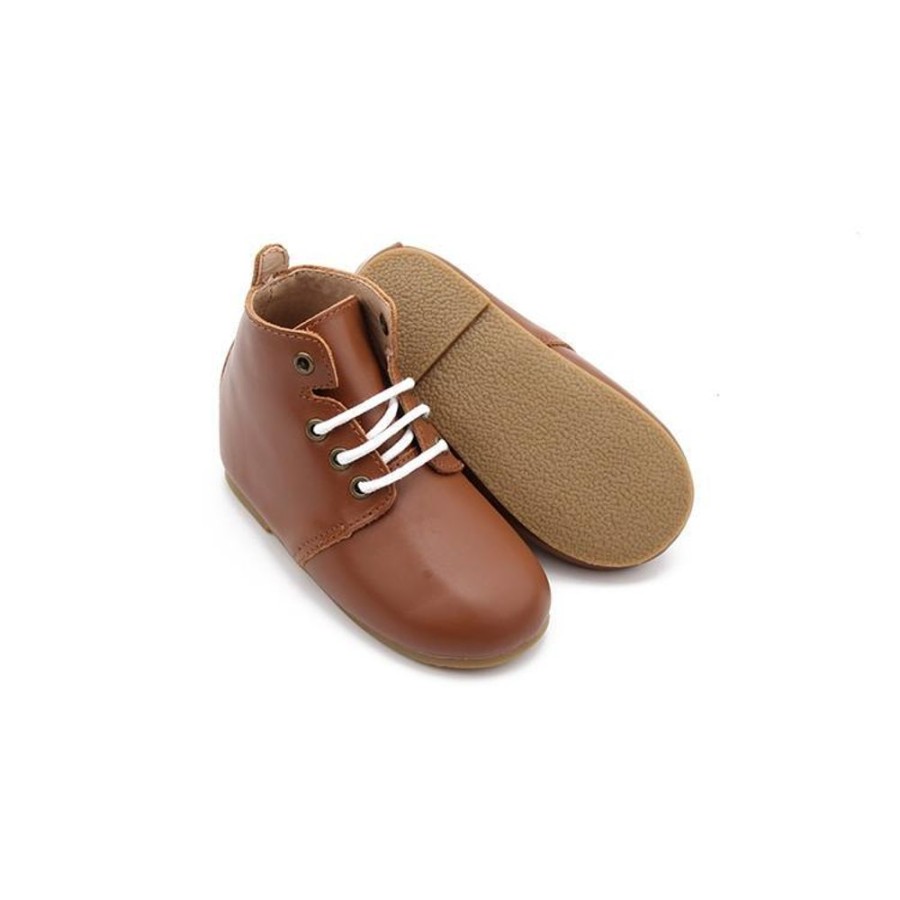 Leather Shoes By Wander Wander | Oxford Boot Hard Sole - Caramel