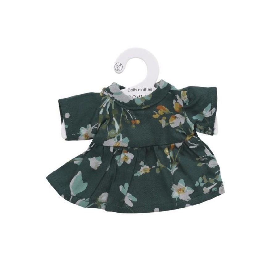 Shop Products Burrow & Be | Green Spring Melody Doll Dress