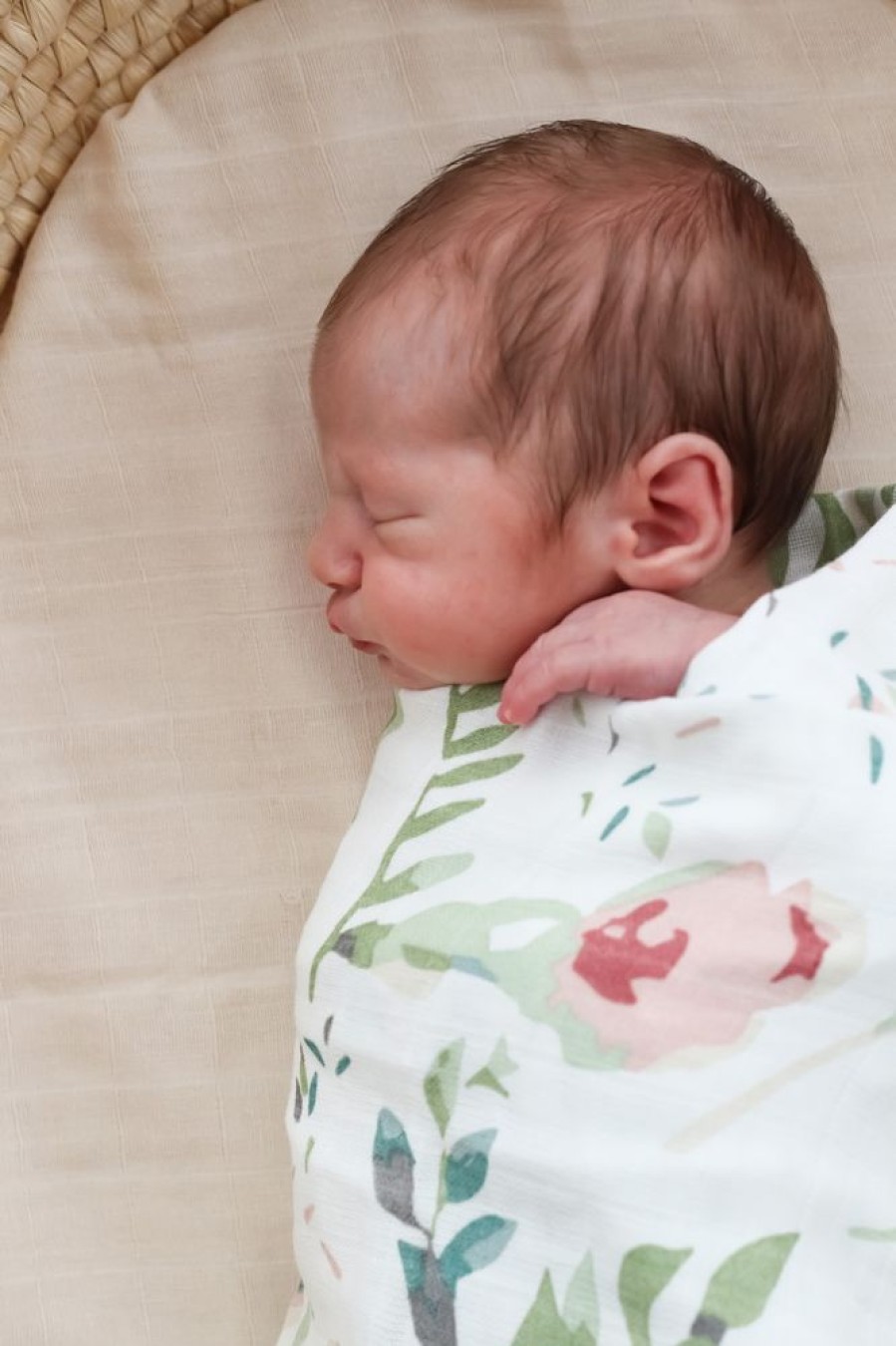 Shop Products Burrow & Be | Muslin Baby Wrap - Leavings