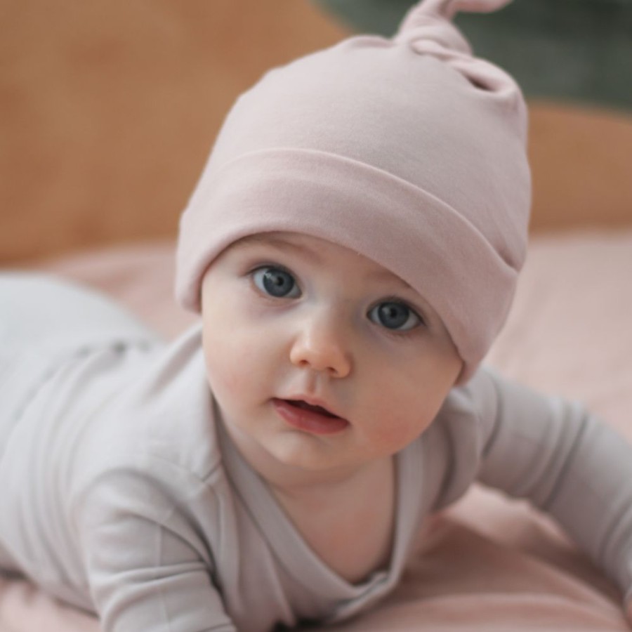 Shop Clothing Burrow and Be | Merino/Bamboo Top Knot Hat - Dusty Rose