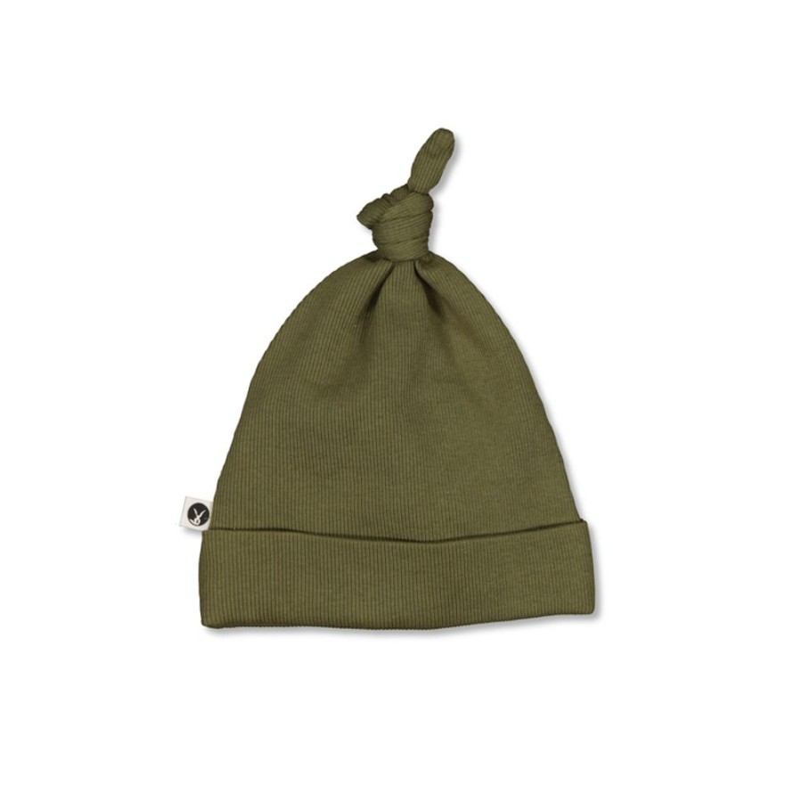 Shop Clothing Burrow and Be | Rib Top Knot Hat - Olive