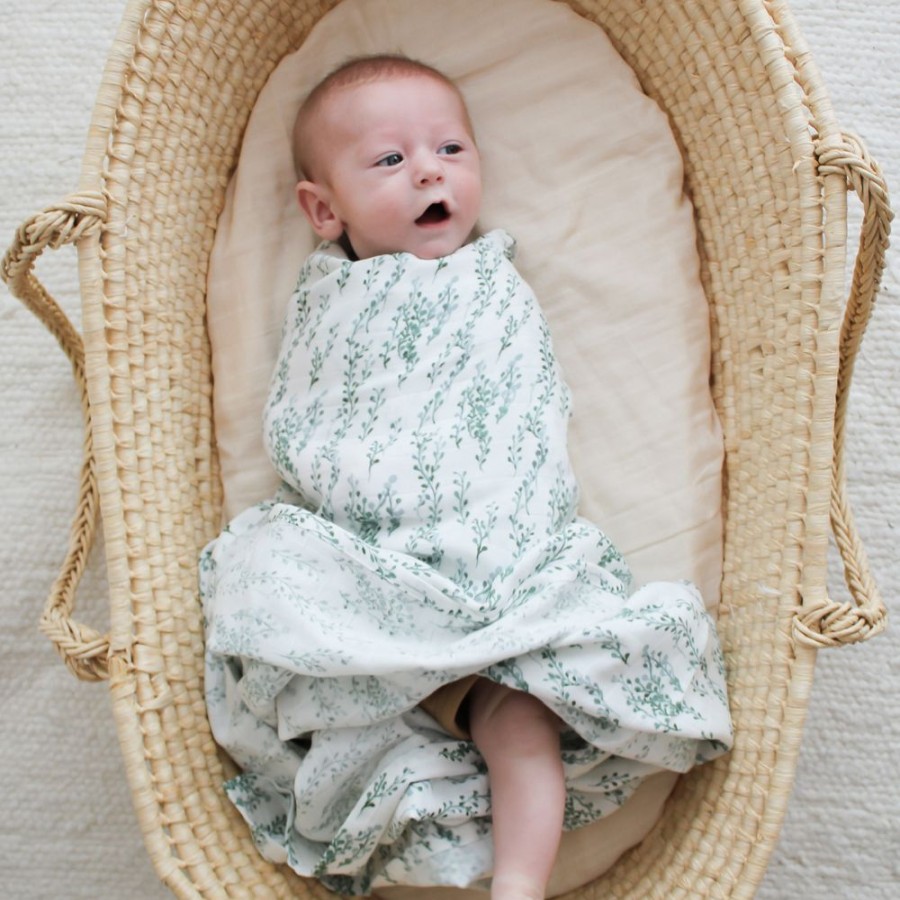 Shop Products Burrow & Be | String Of Pearls Muslin Wrap