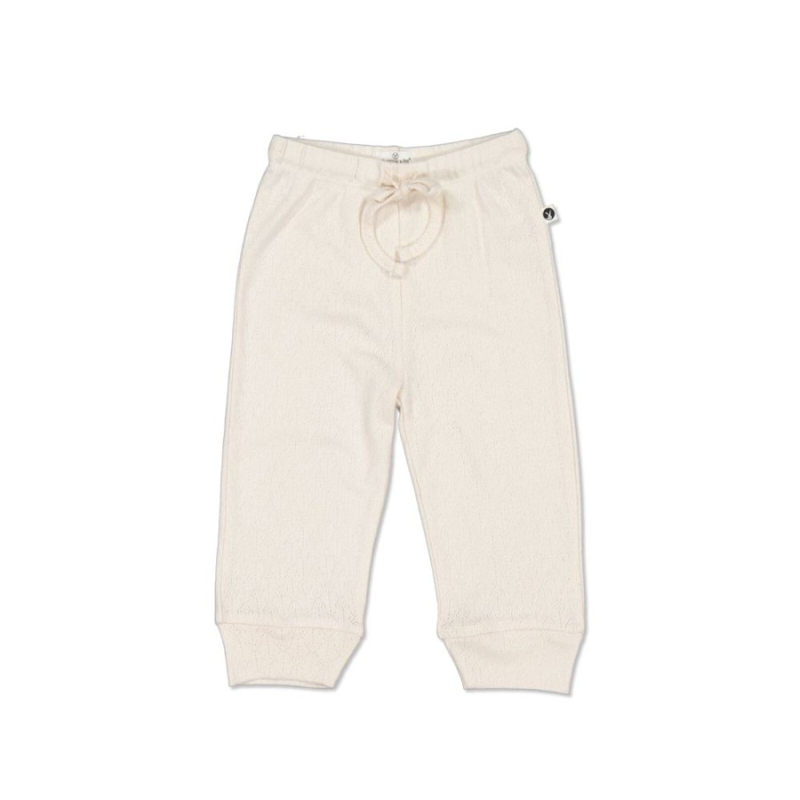 Shop Clothing Burrow & Be | Pointelle Baby Pants - Natural