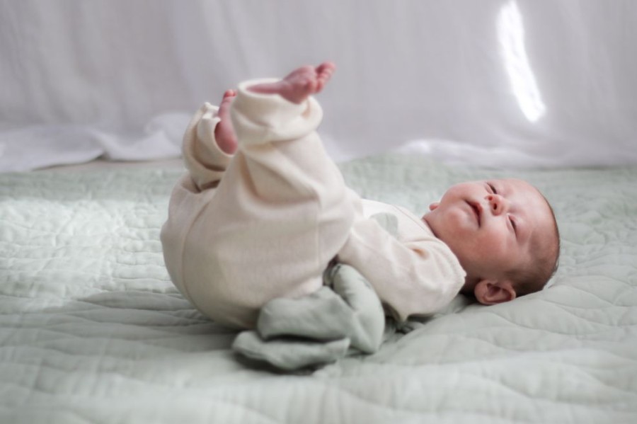 Shop Clothing Burrow & Be | Pointelle Baby Pants - Natural