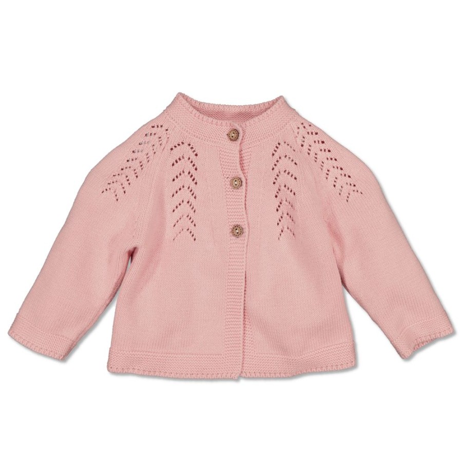 Shop Clothing Burrow and Be | Knit Lily Cardigan - Pink